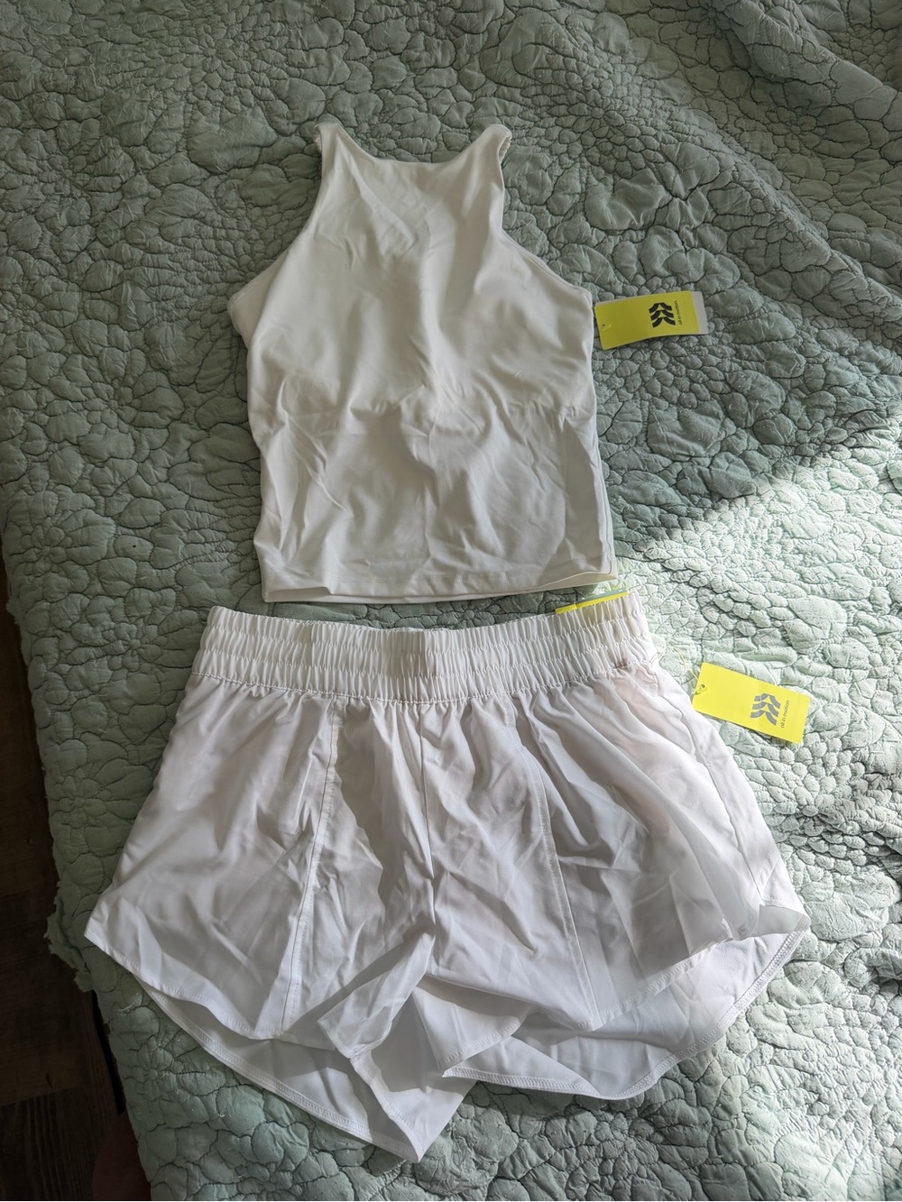 Women's High-Neck Tank & Lightweight Shorts Set
